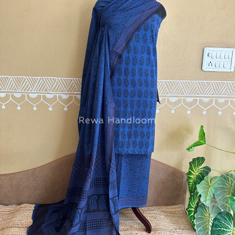  Bagh Print Cotton Suit