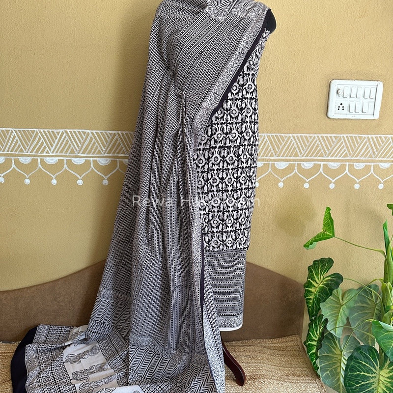  Bagh Print Cotton Suit