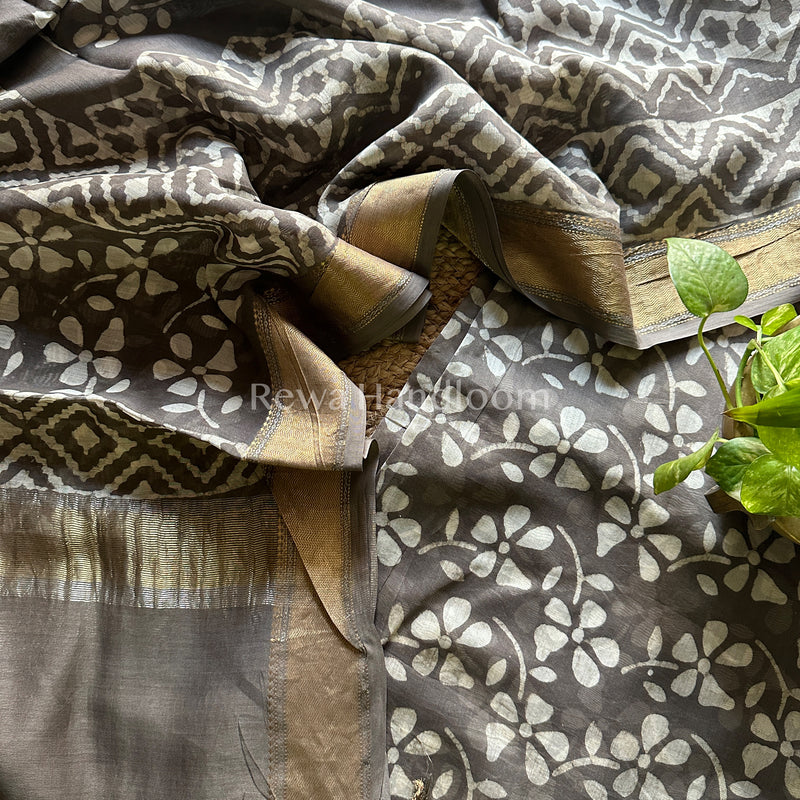 Maheshwari Kashish Print Suit ~ IKS09