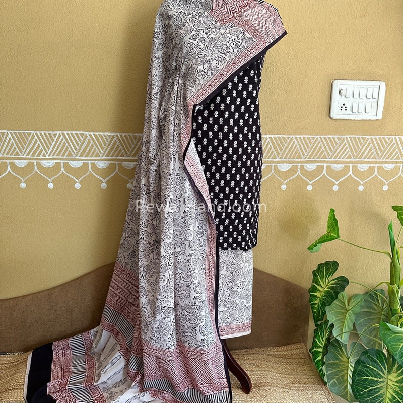  Bagh Print Cotton Suit