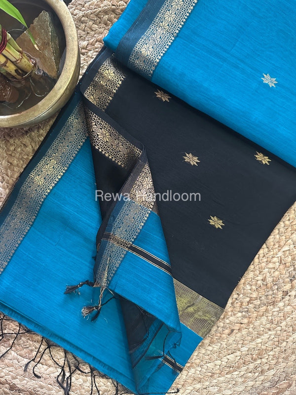  Zari Butti Maheshwari Saree