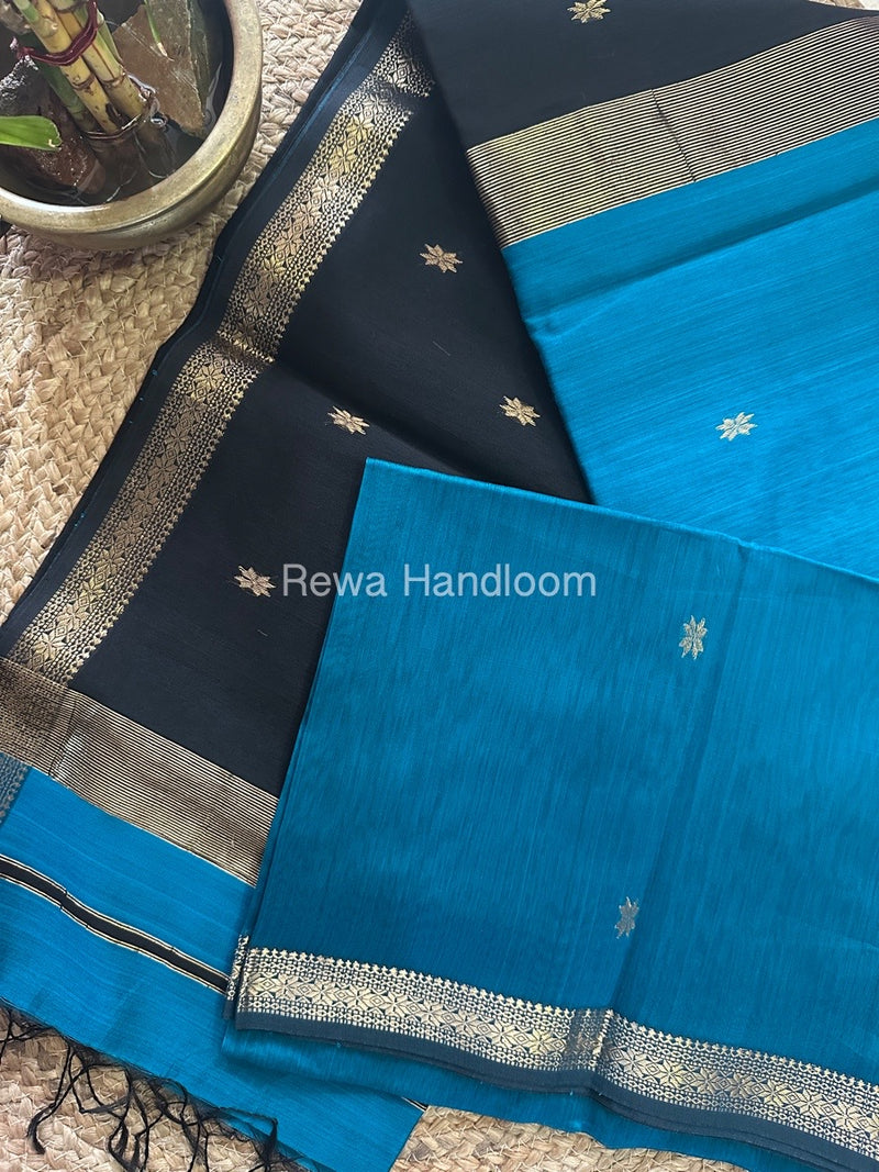 Zari Butti Maheshwari Saree