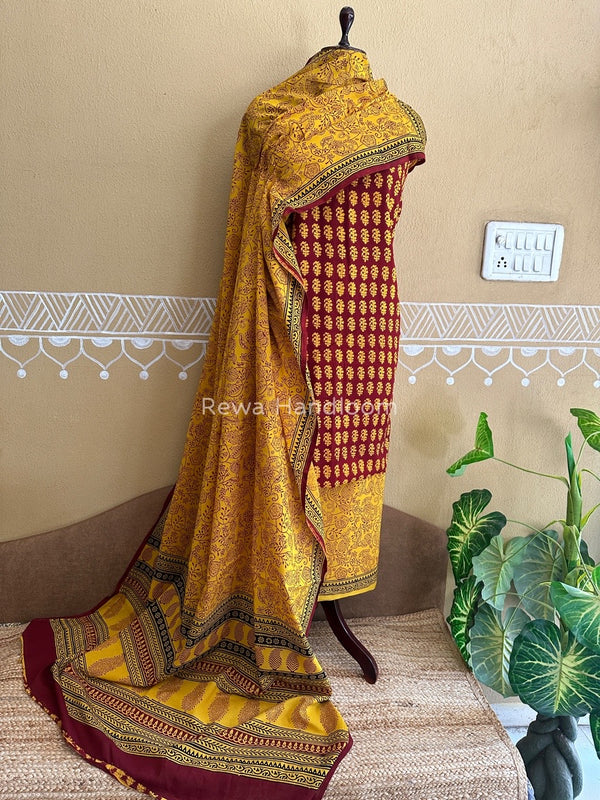  Bagh Print Cotton Suit