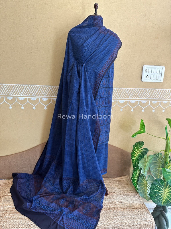  Bagh Print Cotton Suit