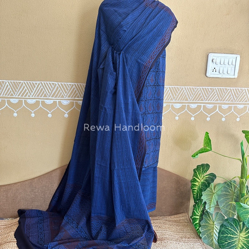  Bagh Print Cotton Suit