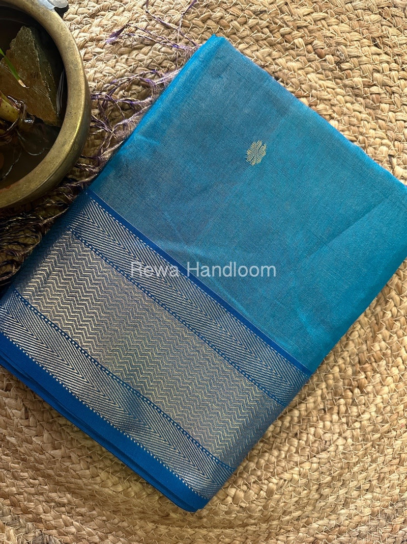 Maheshwari Morpankhi Tissue Butti Saree TBBS076