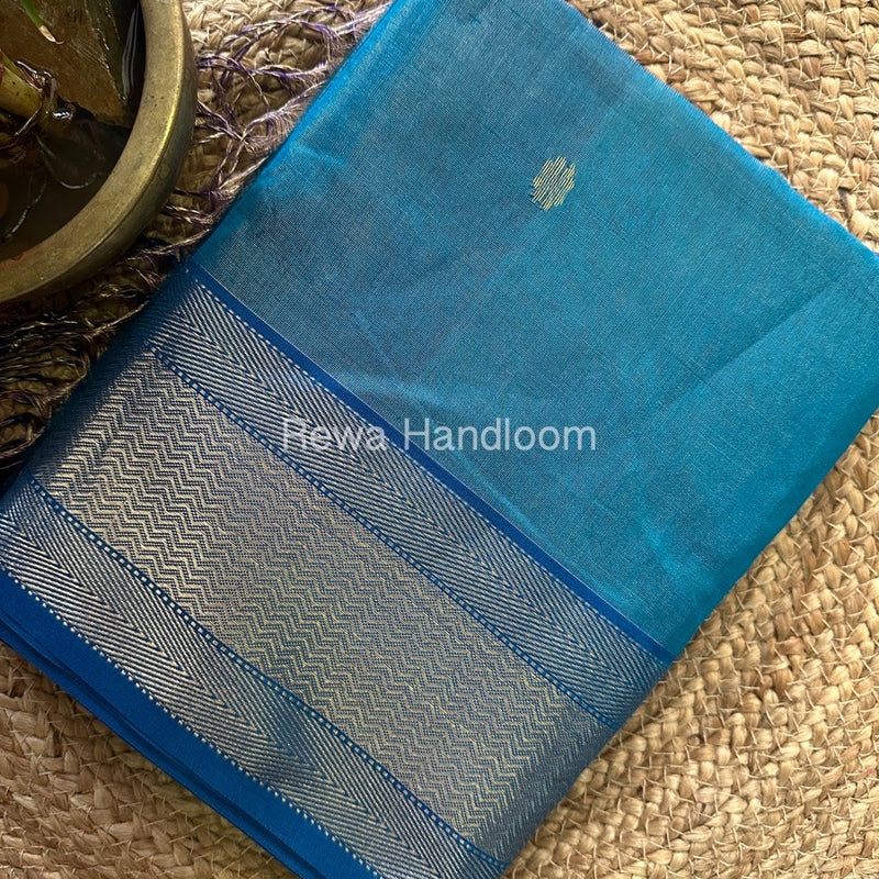 Maheshwari Morpankhi Tissue Butti Saree TBBS076
