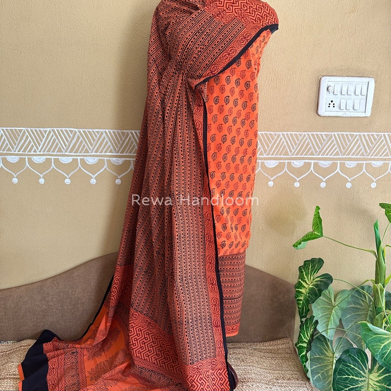  Bagh Print Cotton Suit