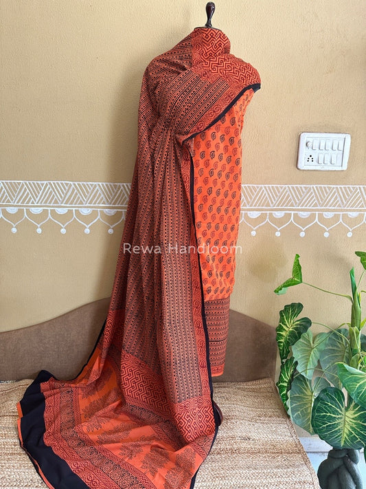  Bagh Print Cotton Suit