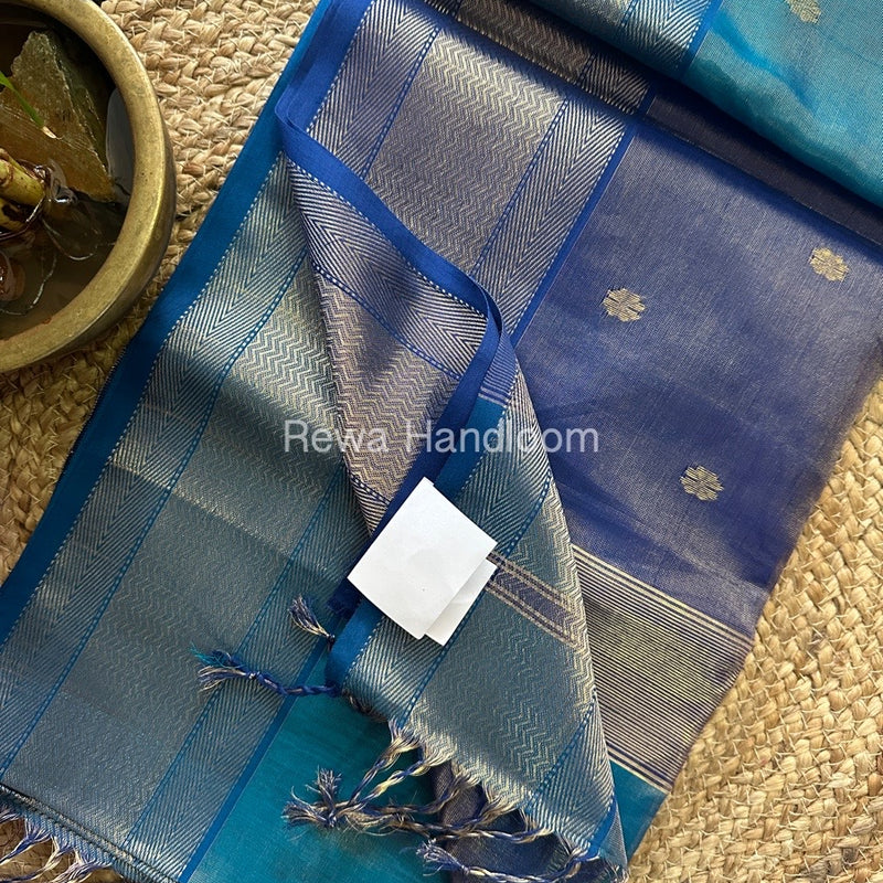 Maheshwari Tissue Butti Saree