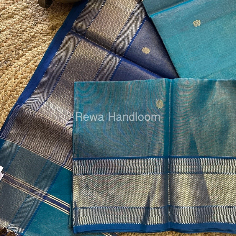 Maheshwari Tissue Butti Saree