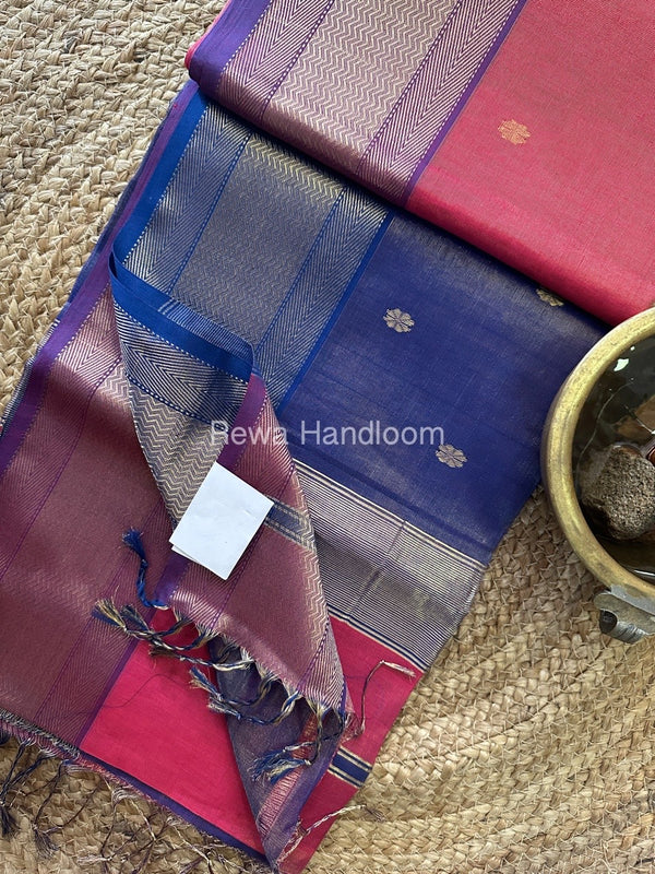 Maheshwari Tissue Butti Saree