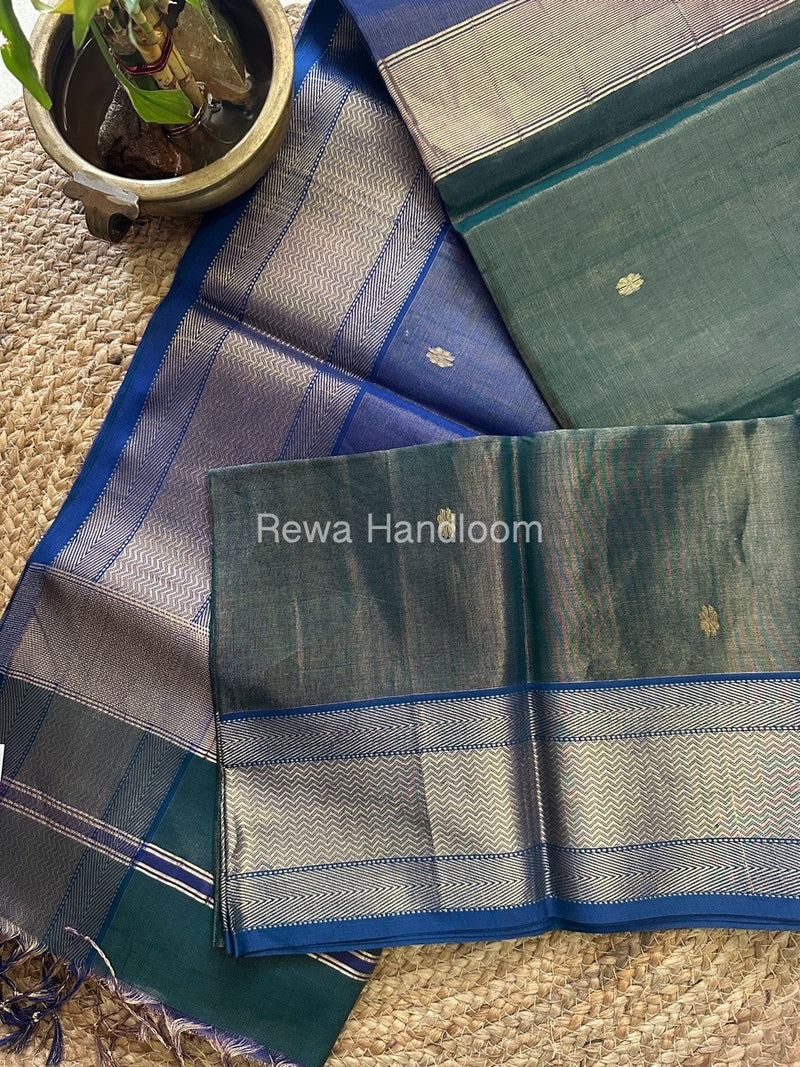 Maheshwari Tissue Butti Saree