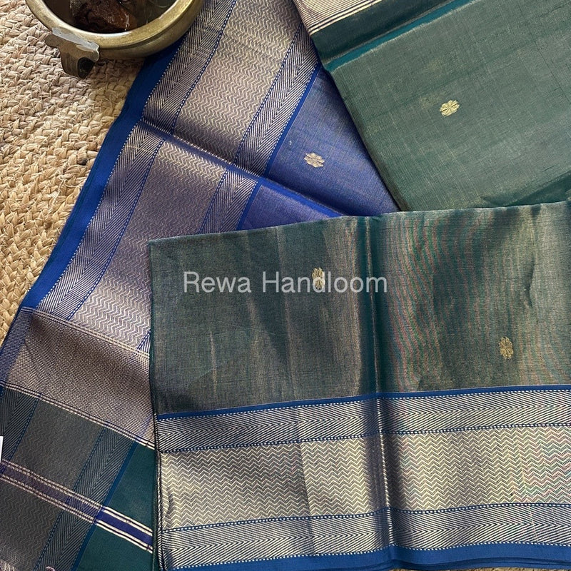Maheshwari Tissue Butti Saree