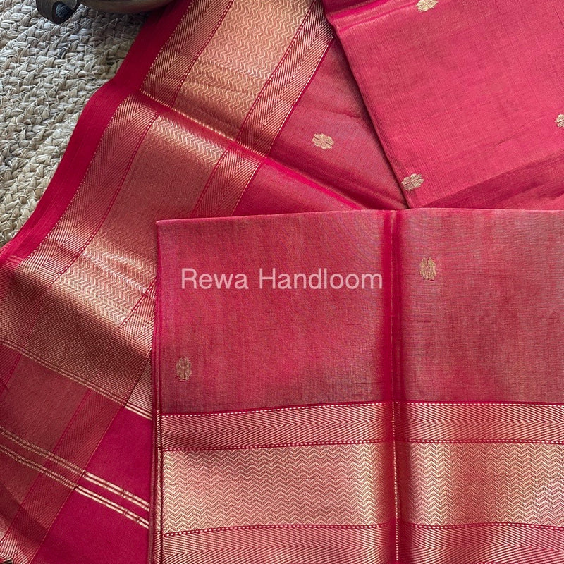Maheshwari Tissue Butti Saree