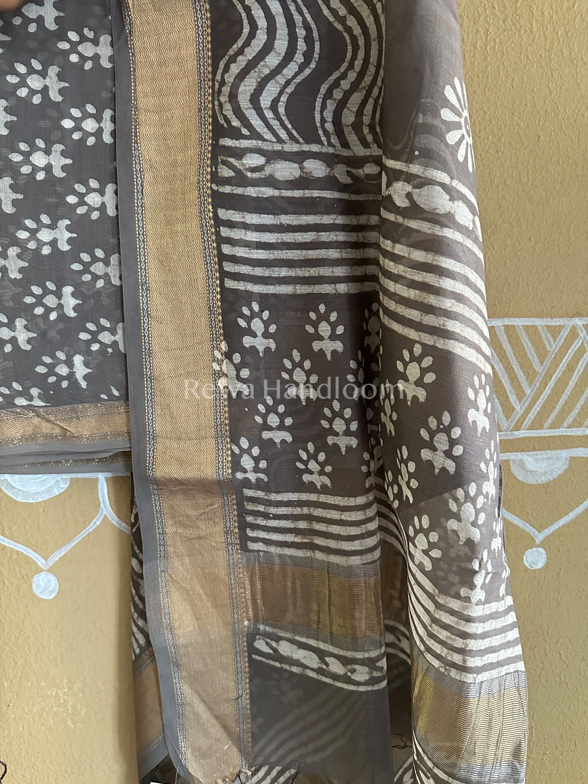 Maheshwari Kashish Print Suit ~ IKS01