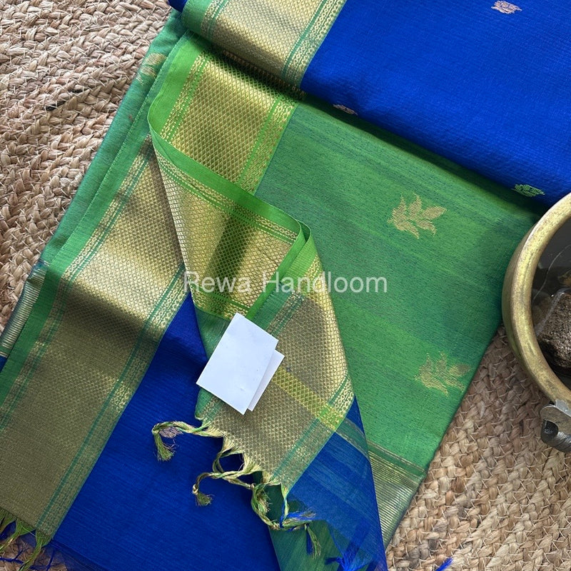 Maheshwari Butta Pallu Silk Saree