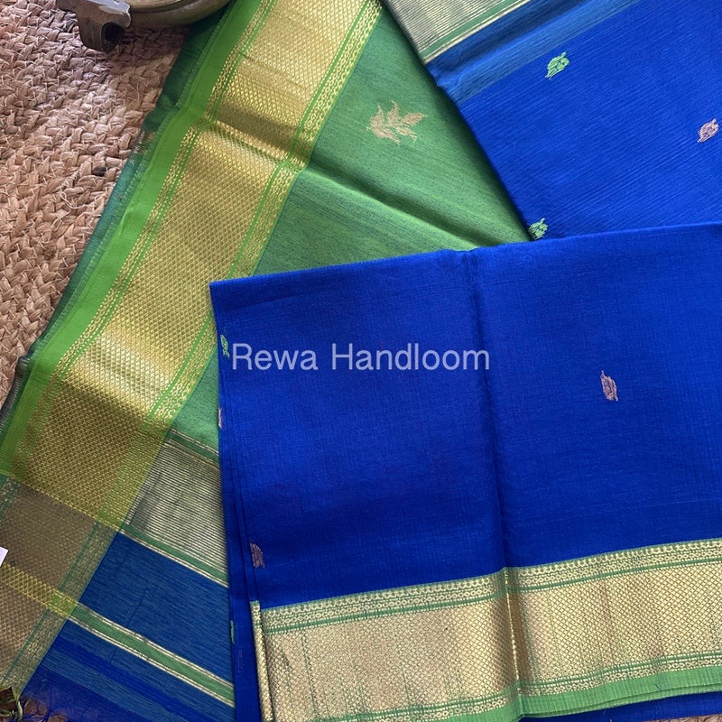 Maheshwari Butta Pallu Silk Saree