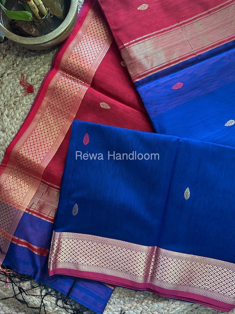 Zari Butti Maheshwari Saree