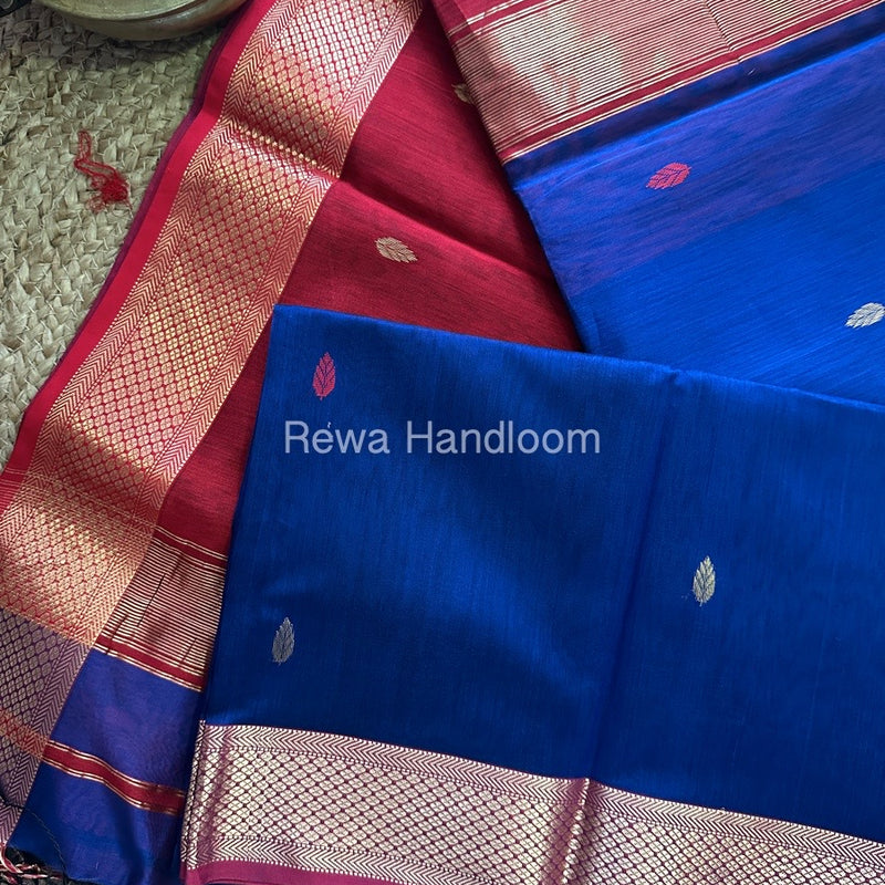 Zari Butti Maheshwari Saree
