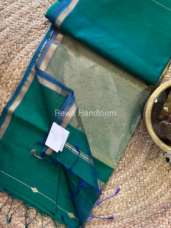  Zari Butti Maheshwari Saree
