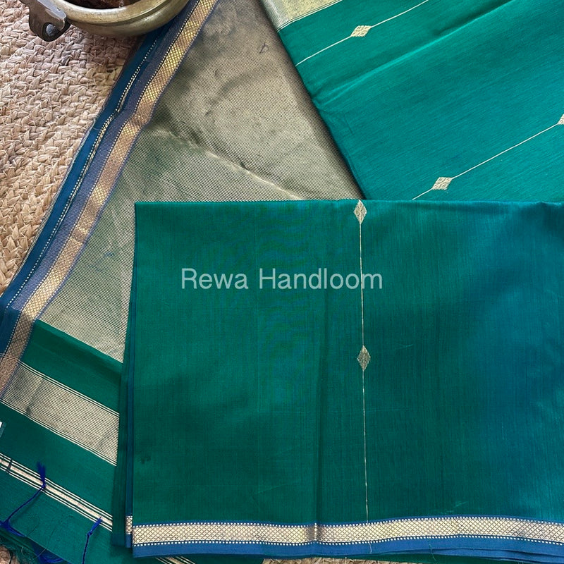  Zari Butti Maheshwari Saree