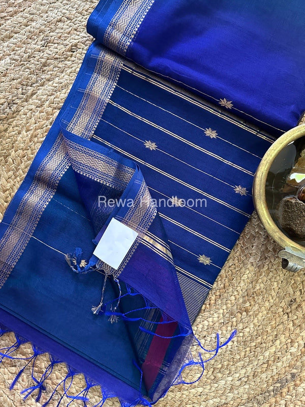  Zari Butti Maheshwari Saree
