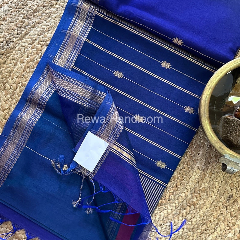  Zari Butti Maheshwari Saree