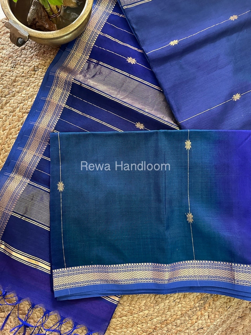  Zari Butti Maheshwari Saree