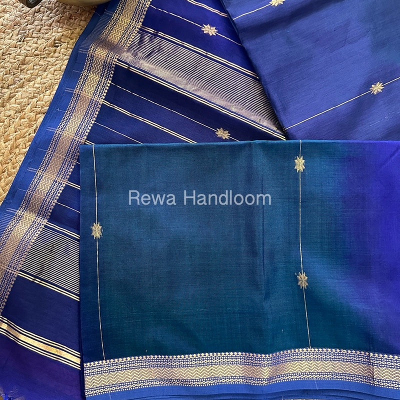  Zari Butti Maheshwari Saree