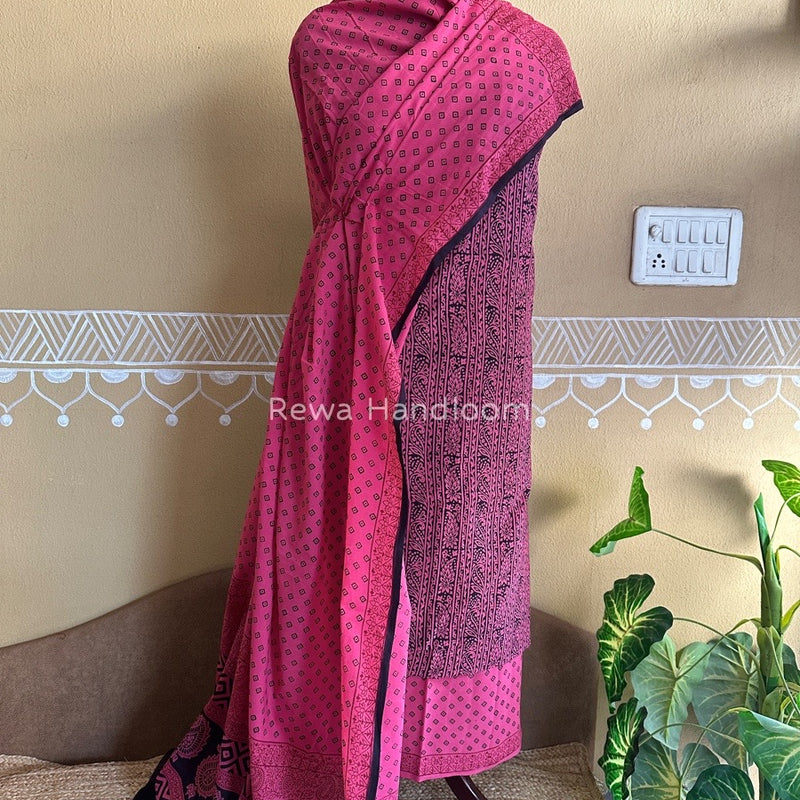  Bagh Print Cotton Suit