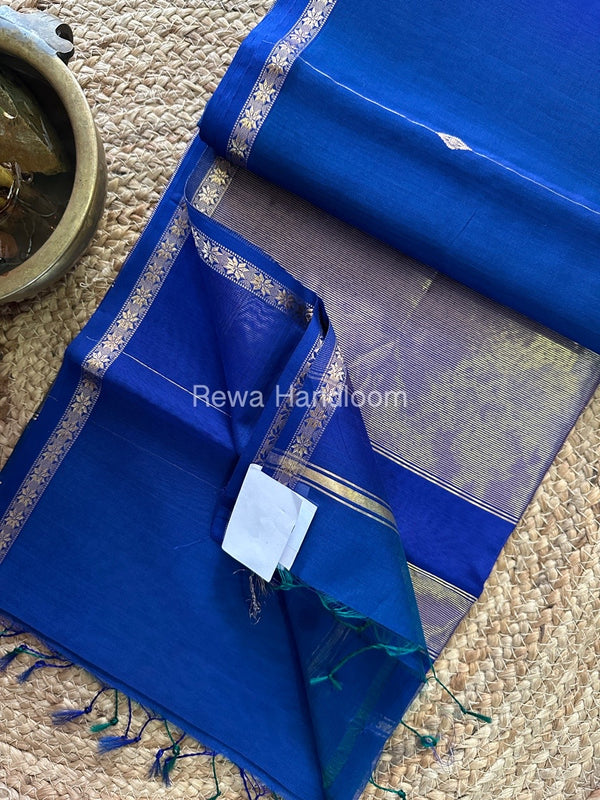  Zari Butti Maheshwari Saree