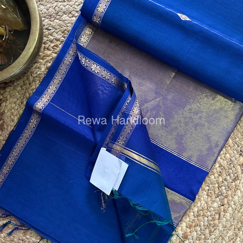  Zari Butti Maheshwari Saree