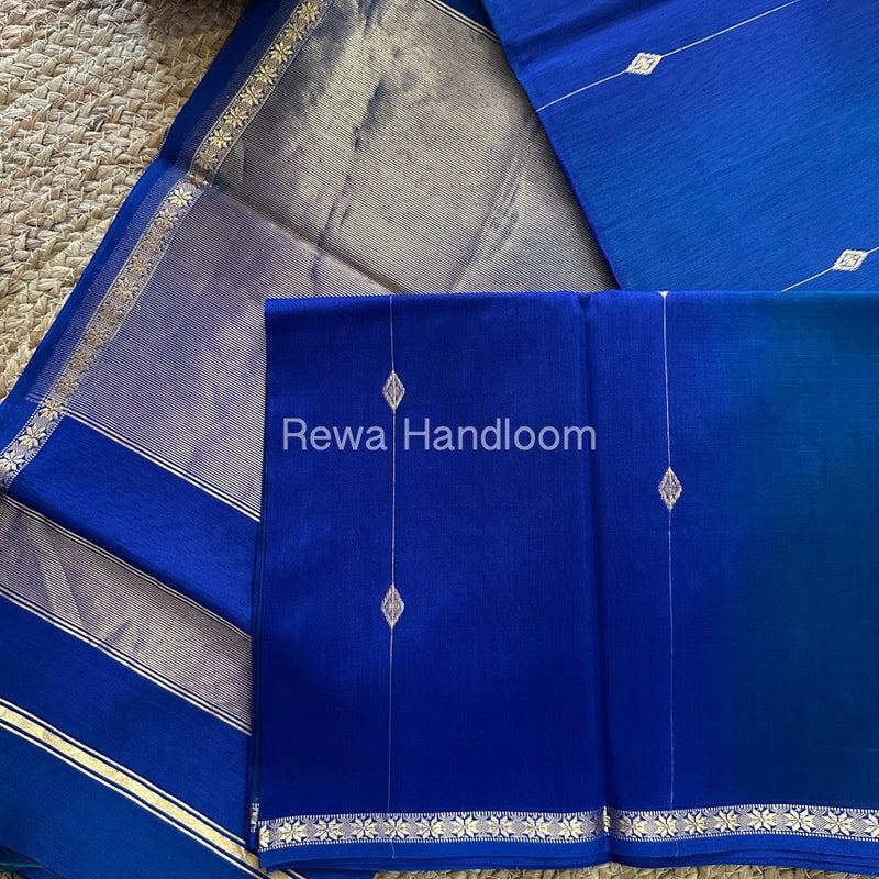  Zari Butti Maheshwari Saree