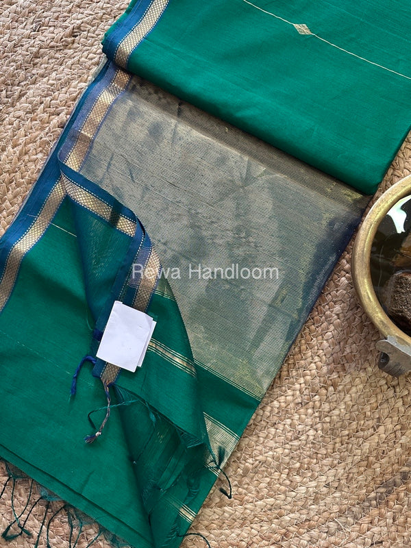  Zari Butti Maheshwari Saree