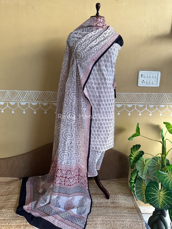  Bagh Print Cotton Suit