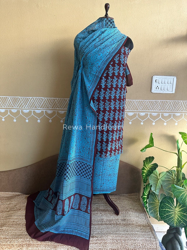  Bagh Print Cotton Suit