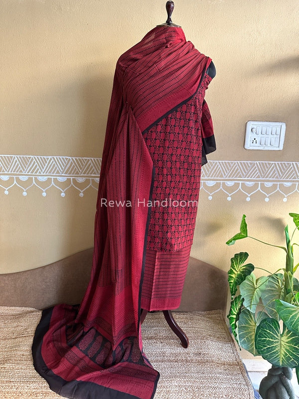  Bagh Print Cotton Suit