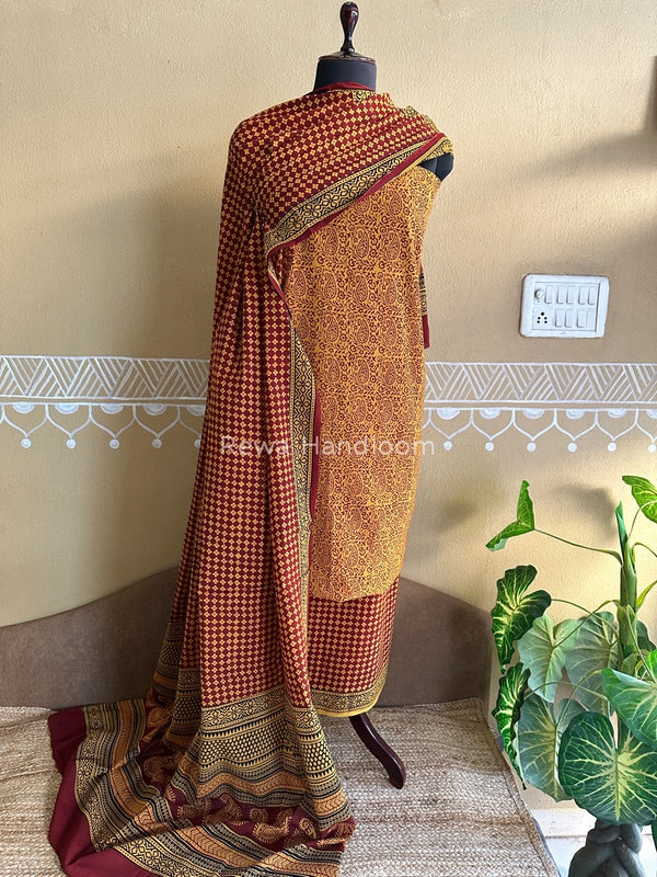 Bagh Print Cotton Suit
