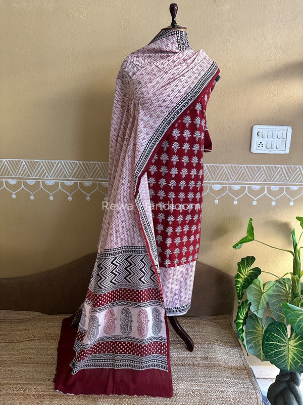  Bagh Print Cotton Suit