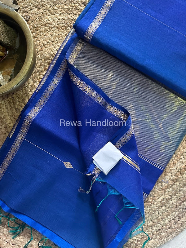  Zari Butti Maheshwari Saree