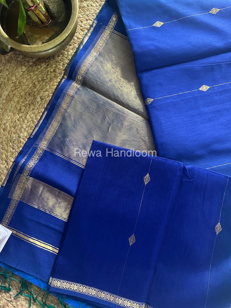  Zari Butti Maheshwari Saree