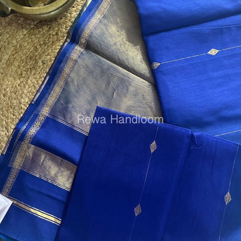  Zari Butti Maheshwari Saree