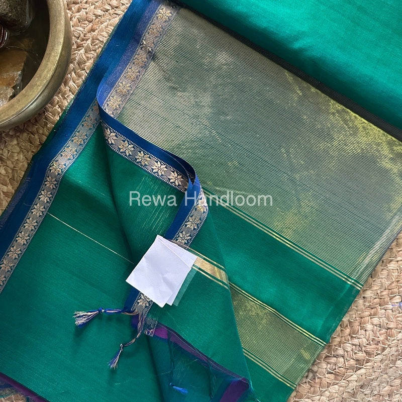 Zari Butti Maheshwari Saree