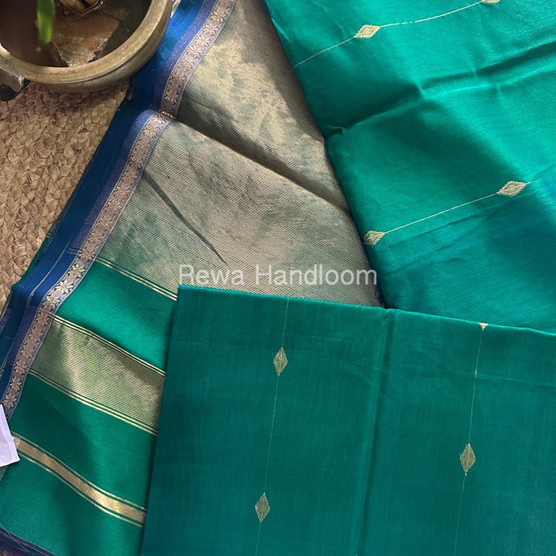  Zari Butti Maheshwari Saree