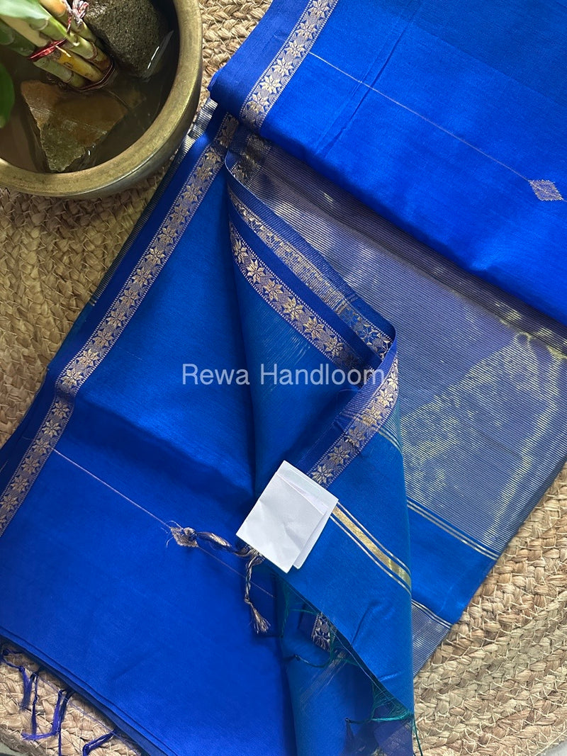 Zari Butti Maheshwari Saree