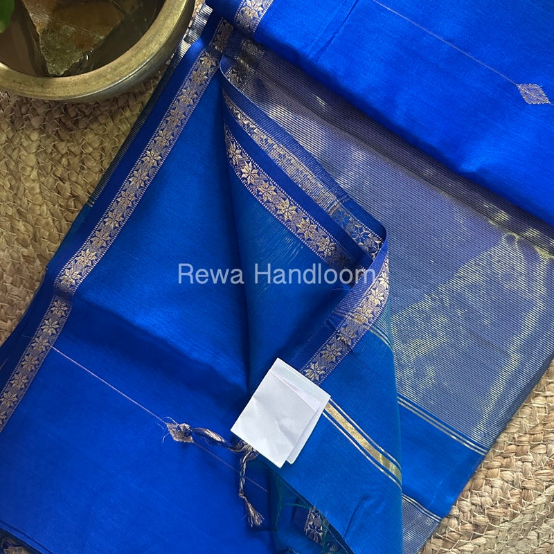  Zari Butti Maheshwari Saree