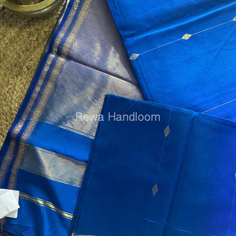  Zari Butti Maheshwari Saree