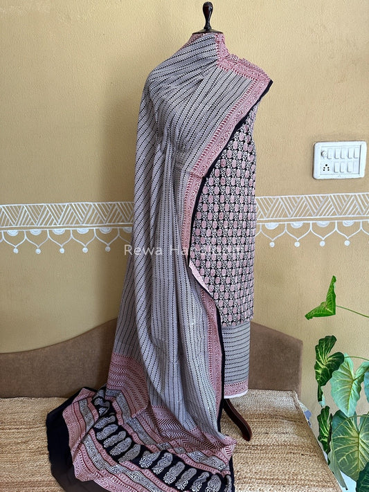  Bagh Print Cotton Suit
