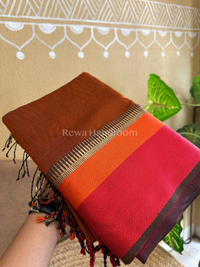 Maheshwari Multicolor Border Saree